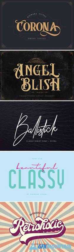 6 Sophisticated Fonts 