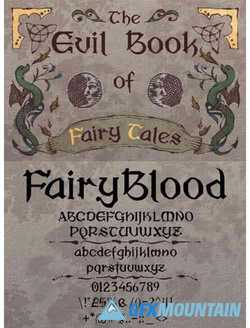 FairyBlood Font 