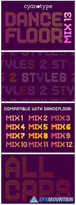 Dance Floor Mix 13 Font