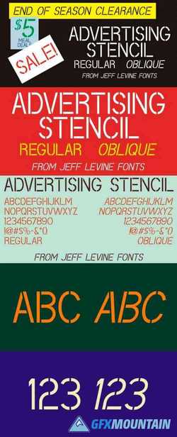 Advertising Stencil JNL Complete Family