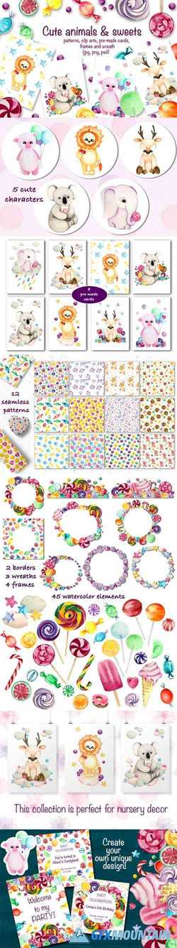Cute Animals & Sweets Collection 2323290