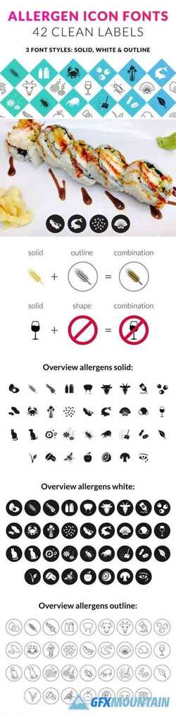 Food & Allergen Font 