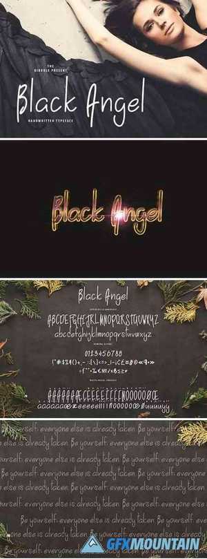 Black Angel Font