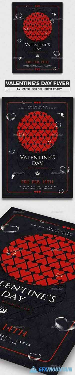 Valentines Day Flyer Template V22 25406026