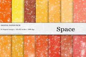 Space Galaxy Digital Papers - 4456537