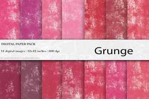 Grunge Digital Paper, Grunge Texture - 4456590