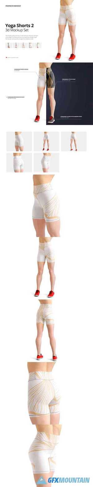 Yoga Shorts 2 Mock-up 4272508