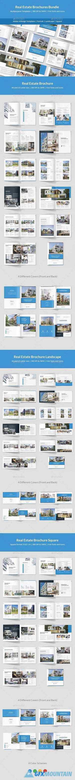 Real Estate Brochures Bundle Print Templates 25438833