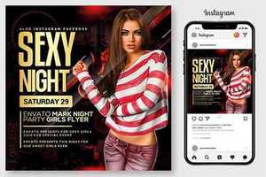 Sexy Night Girl Flyer 4452228