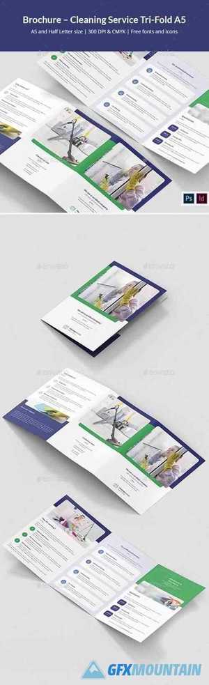 Brochure – Cleaning Service Tri-Fold A5 25562209