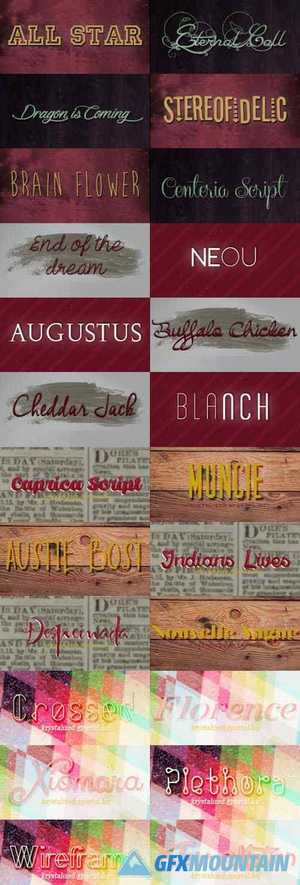 64 Fonts Collection