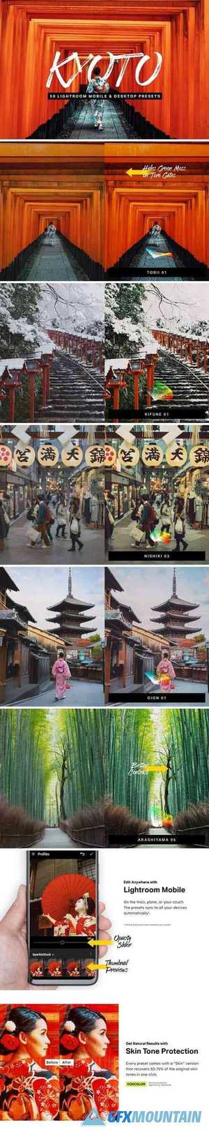 50 Kyoto Lightroom Presets and LUTs 4528955