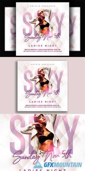 Ladies Night Party Flyer 4560309