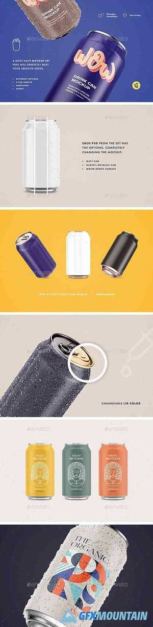 Drink Can Mockup 25820913