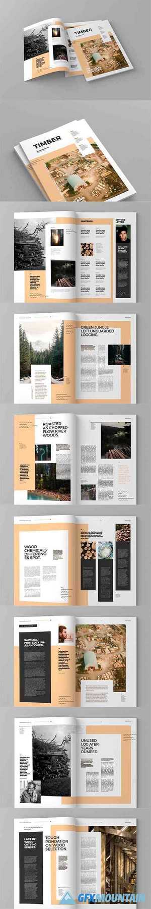 Timber - Magazine Template 4365959