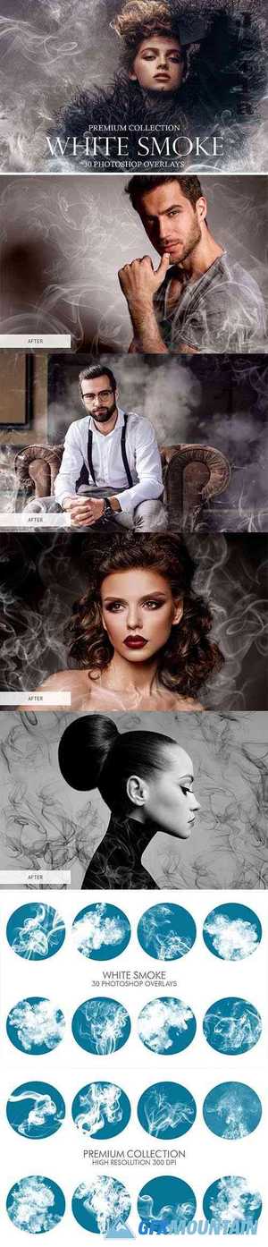 White Smoke Photoshop Overlays - 3973983