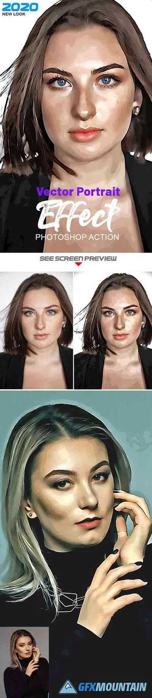 Vector Portrait Photoshop Effect 25610205