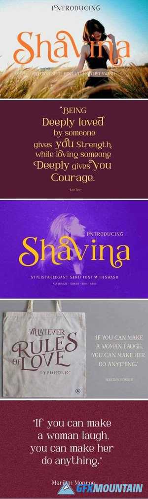  Shavina Font 