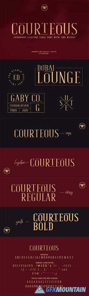 Courteous Elegant Serif 4657357