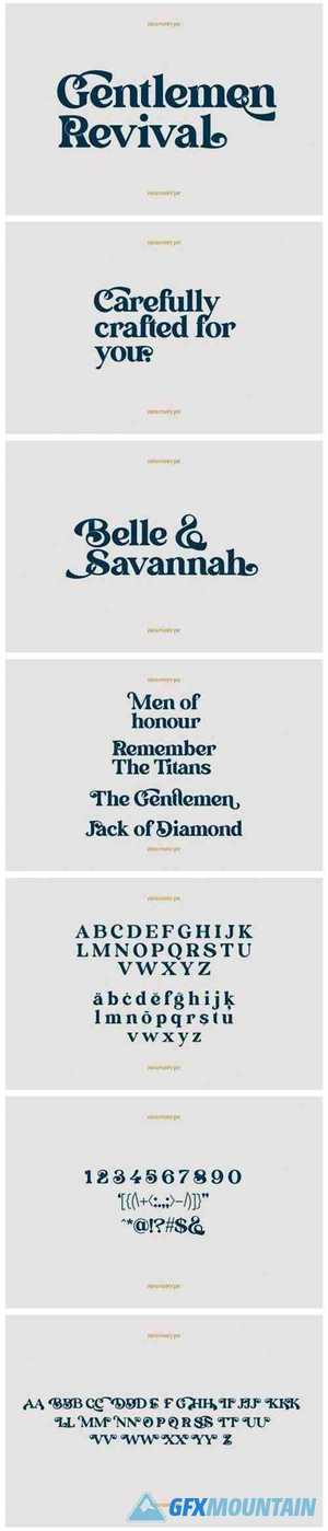 Gentlemen Revival Font