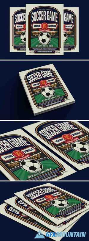 Soccer Game Sport Flyer 3786537 