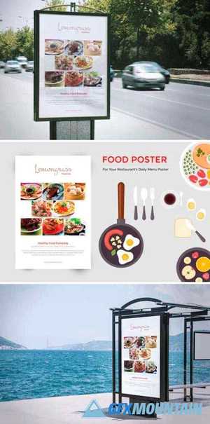 Food Menu Display Poster 3834213 