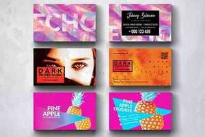 Creative Multipurpose Business Card Design Set 2