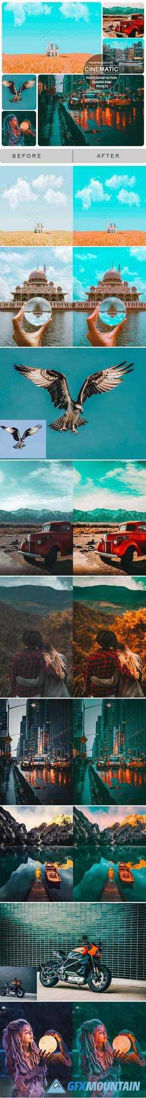 Professional Cinematic Action and Xmp Presets for Photoshop 25989687