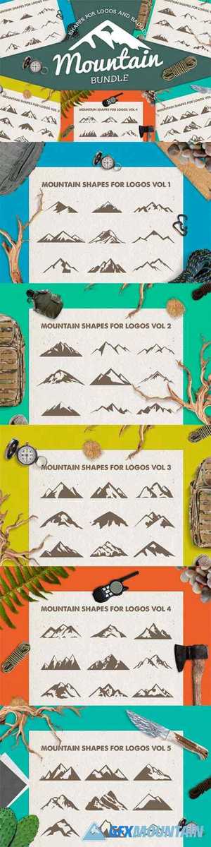 Mountain Shapes Bundle 3994139