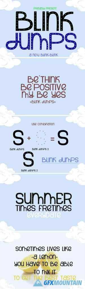 Blink Jumps Font