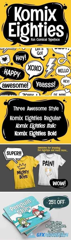 Komix Eighties Font 