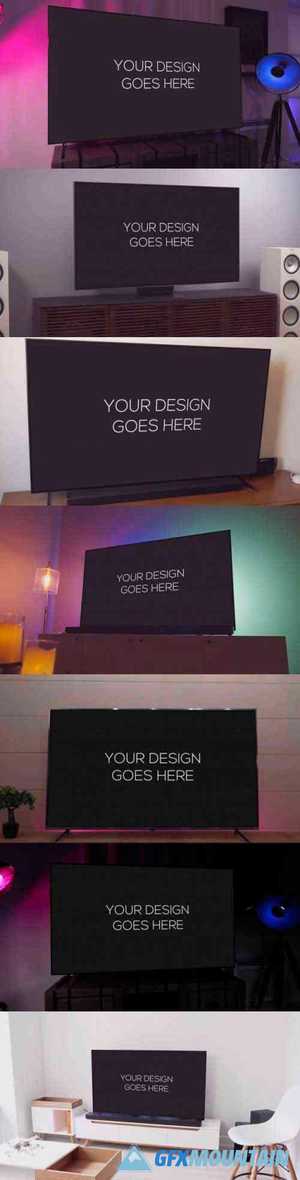 Television display mockup