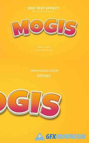 Mogis - 3D Game Logo Text Effect 26999525