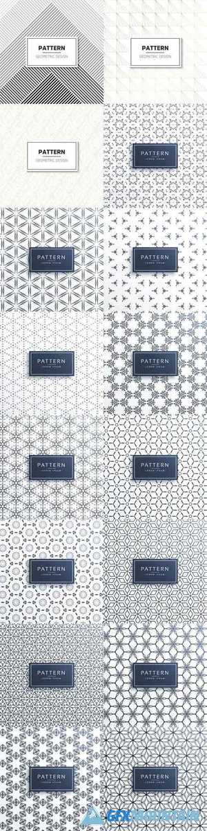 16 Seamless Patterns - Vector Graphics
