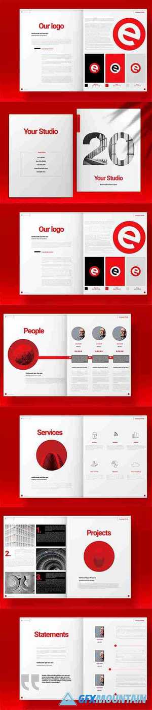 Red Business Brochure Layout 5150608