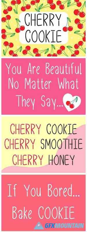 Cherry Cookie Font