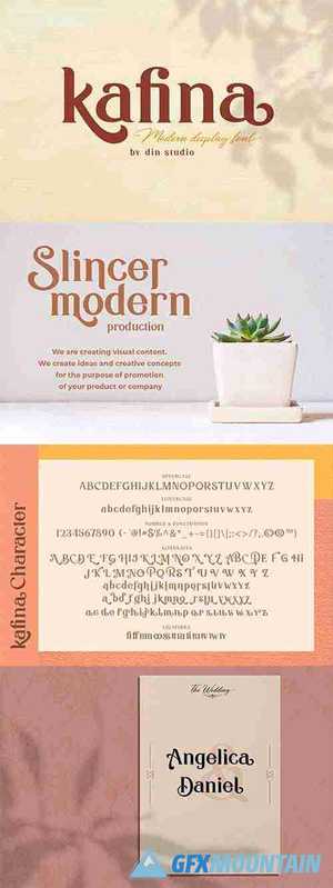 Kafina - Modern Serif Font