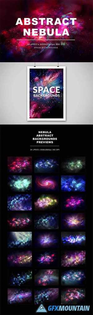 Abstract Nebula Backgrounds - 3405179