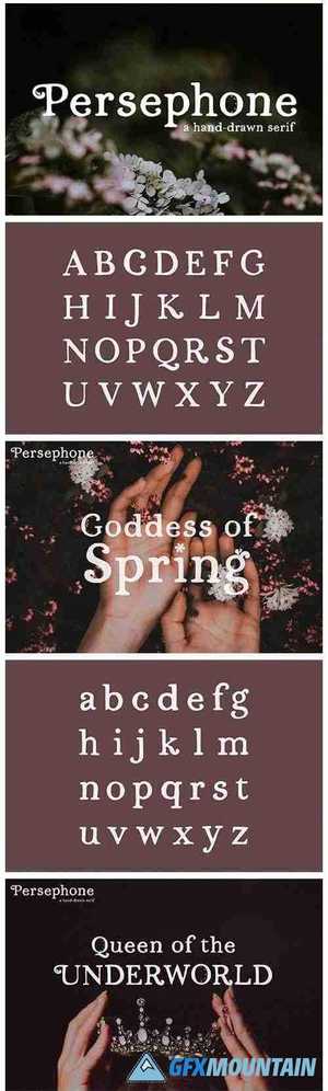 Persephone // A Hand-Drawn Serif
