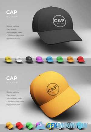Baseball cap mockup design