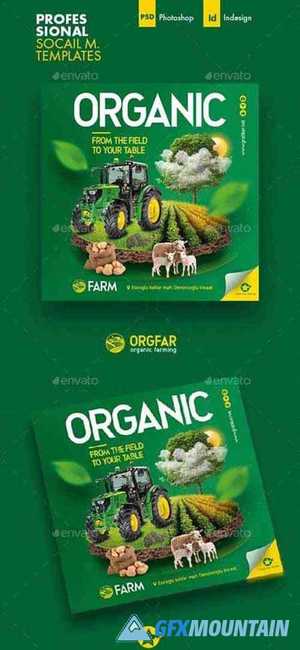 Organic Farming Social Media Templates 26498667