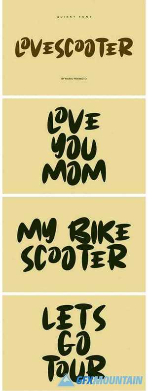 Lovescooter Font