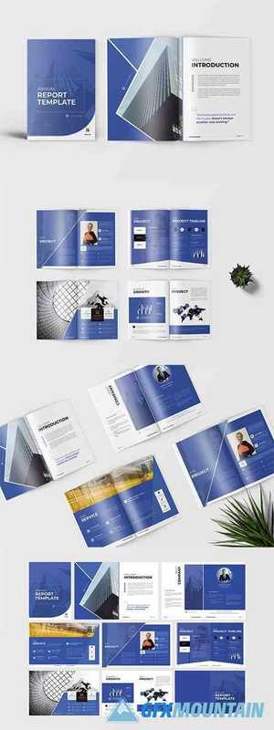 Business Report Template Free from gfxmountain.com
