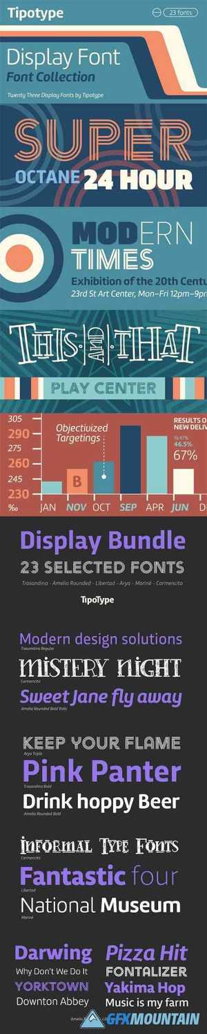 TipoType Display Font Bundle