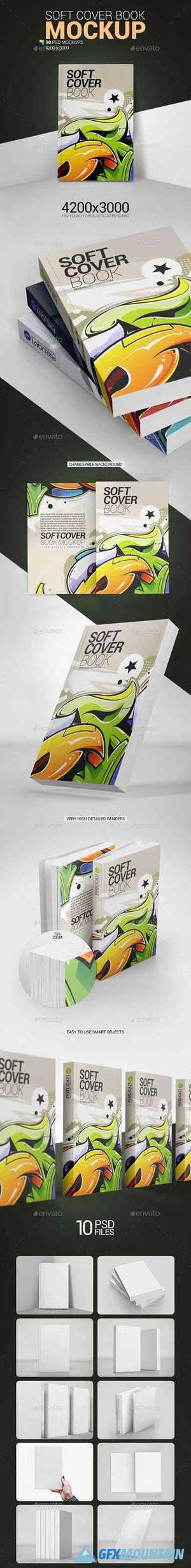 Soft Cover Book Mockup 25221896