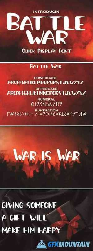 Battle War Font 