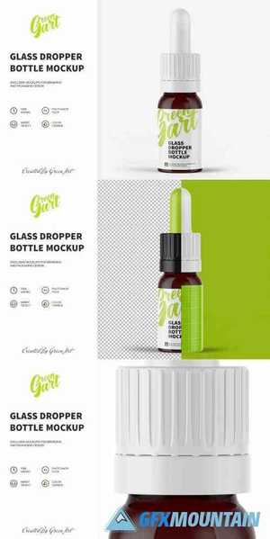 50ml Clear Glass Dropper Bottle 2296496