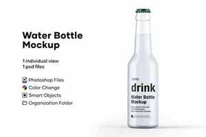 Water Bottle Mockup 5276721