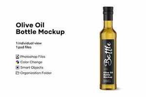Olive Oil Bottle Mockup 5276717