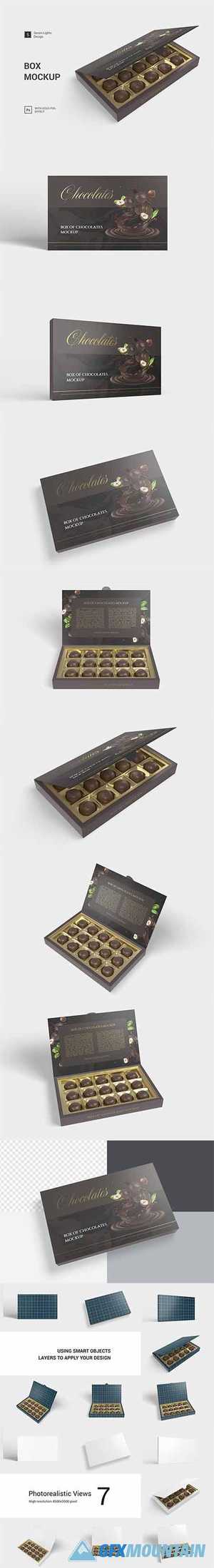 Box Of Chocolates Mockup 5290692